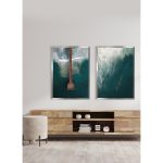 ARS LONGA Obraz kajaki i fala 149-GM1  Külső méret 53x73 - ARS-15-41-201-4030