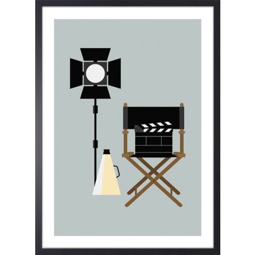 ARS LONGA Obraz krzesło reżyserskie 149-06  Külső méret 53x73 - ARS-15-41-201-5847  