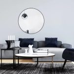 ARSLonga LUSTRO OKRĄGŁE 70 CZARNE - ARS-LOFT70-C