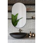 ARSLonga LUSTRO OWALNE 40/80 CZARNE - ARS-SCANDI4080-C