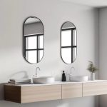 ARSLonga LUSTRO OWALNE 60/120 CZARNE - ARS-SCANDI60120-C