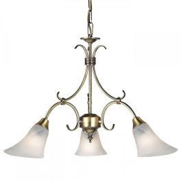 Endon Hardwick 3lt pendant - ED-144-3AN