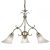 Endon Hardwick 3lt pendant - ED-144-3AN