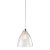 ENDON Elstow 1lt Pendant easyfit Clear glass & chrome plate 60W E27 or B22 GLS - ED-60874
