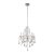 ENDON Tabitha 5lt Pendant Chrome plate & clear crystal 5 x 18W G9 clear capsule - ED-61384