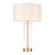 Endon Lighting Lessina white table lamp