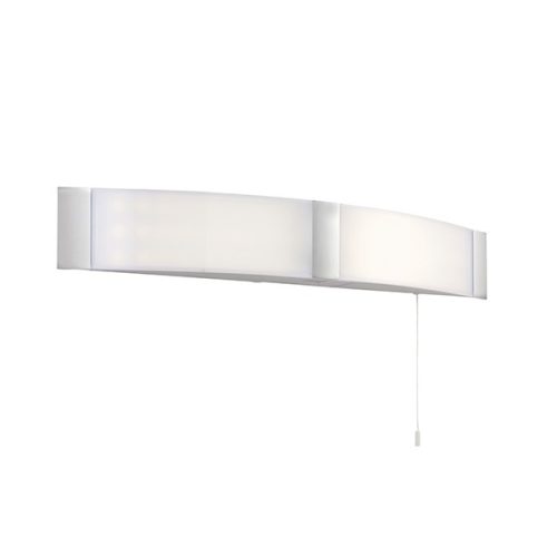 ENDON Onan 2lt Wall Opal pc & chrome acrylic 2 x 6W LED (SMD 2835) Cool White - ED-68930