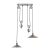 Endon Victoria Rise & fall 2lt pendant - ED-69840