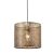 ENDON Secret garden 1lt Pendant easyfit Antique brass plate 10W LED E27 or B22 - ED-70103