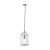 ENDON Lambeth 1lt Pendant Satin nickel plate & clear glass 40W E27 GLS - ED-70323