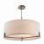 ENDON Hayfield 3lt Pendant Brushed bronze finish & natural linen 3 x 40W E27 GLS - ED-72635