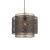 ENDON Plexus 1lt Pendant easyfit Matt black & antique brass plate 10W LED E27 or B22 - ED-72829