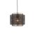 ENDON Plexus 1lt Pendant easyfit Matt black & antique brass plate 10W LED E27 or B22 - ED-72831