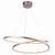 ENDON Eternity 1lt Pendant Matt nickel plate & clear crystal 42W LED tape module (SMD 2835) Warm White - ED-72969