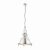 ENDON Fenton 1lt Pendant Bright nickel plate & sandblasted glass 40W E27 GLS - ED-73103