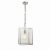 ENDON Hadden 1lt Pendant Bright nickel plate & clear glass 10W LED E27 - ED-76228