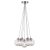 ENDON Harbour 7lt Pendant Chrome plate & clear glass with bubbles 7 x 40W E14 golf - ED-76292