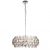 ENDON Marella 6lt Pendant Bright nickel plate & clear glass 6 x 7W LED E14 - ED-76508