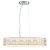 ENDON Verina 5lt Pendant Clear crystal & chrome plate 5 x 5W LED module (DOB) Warm White - ED-76514