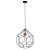 ENDON Deco 1lt Pendant Matt black & satin gold paint 10W LED E27 - ED-76686