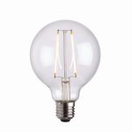 ENDON E27 LED filament globe 1lt Accessory Clear glass 2W LED E27 Warm White - ED-77108