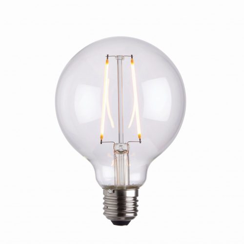 ENDON E27 LED filament globe 1lt Accessory Clear glass 2W LED E27 Warm White - ED-77108