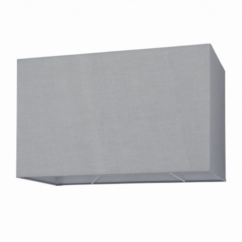 ENDON Rectangular 1lt Shade Grey fabric 60W E27 or B22 GLS - ED-77479