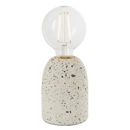   ENDON Terrazzo 1lt Table White terrazzo 40W E27 GLS - ED-78181