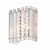 ENDON Hanna 1lt Wall Clear crystal glass & chrome plate 3W LED G9 - ED-78700