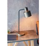 ENDON Mayfield 1lt Table Antique bronze plate & matt black 40W E27 GLS - ED-78705