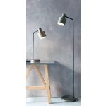 ENDON Mayfield 1lt Floor Antique bronze plate & matt black 40W E27 GLS - ED-78706