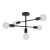 ENDON Studio 5lt Semi flush Matt black 5 x 40W E27 GLS - ED-79502
