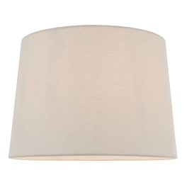   ENDON Mia 1lt Shade Vintage white linen 60W E27 or B22 GLS - ED-79638