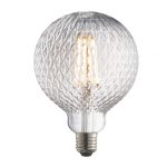 ENDON Facet 1lt Accessory Clear glass 4W LED E27 Warm White - ED-80182