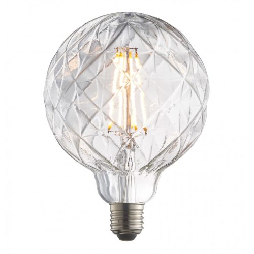 ENDON Groove 1lt Accessory Clear glass 4W LED E27 Warm White - ED-80184
