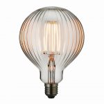 ENDON Ribb 1lt Accessory Clear glass 4W LED E27 Warm White - ED-80632
