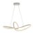 ENDON Paradox 1lt Pendant Matt white paint & white acrylic 29.5W LED (SMD 2835) Warm White - ED-80683