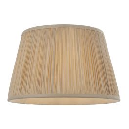   ENDON Freya 1lt Shade Oyster silk 60W E27 or B22 GLS - ED-81388