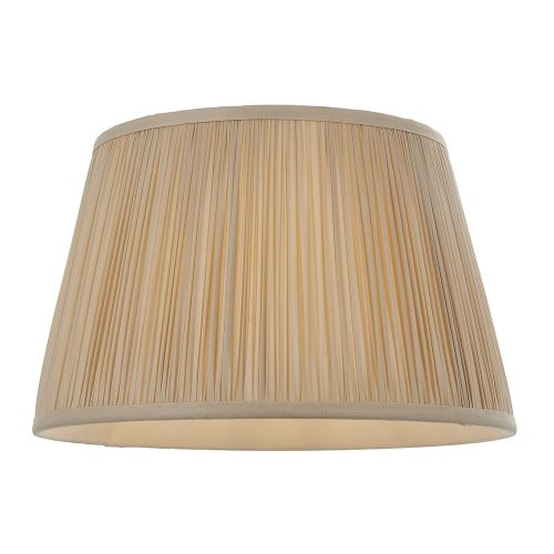 ENDON Freya 1lt Shade Oyster silk 60W E27 or B22 GLS - ED-81388