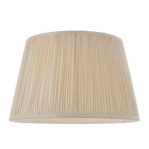 ENDON Freya 1lt Shade Oyster silk 60W E27 or B22 GLS - ED-81389