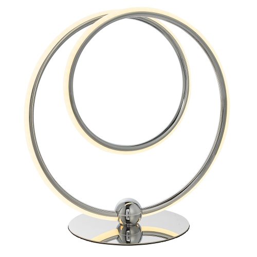 ENDON Eterne 1lt Table Chrome plate & white silicone 17W LED tape module (SMD 2835) Warm White - ED-81887