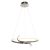 ENDON Rafe 1lt Pendant Satin nickel plate & white silicone 36.5W LED (SMD 2835) Warm White - ED-81903
