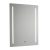 ENDON Nero 1lt Wall Mirrored glass & matt silver paint 9.8W LED (SMD 2835) Cool White - ED-91833
