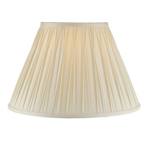 ENDON Chatsworth 1lt Shade Ivory silk 60W E27 or B22 GLS - ED-94354