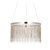 ENDON Zelma CCT 1lt Pendant Chrome plate & silver effect chain 20W LED (SMD 2835) CCT - ED-97368