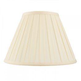   ENDON Carla 1lt Shade Cream fabric 60W E27 or B22 GLS - ED-CARLA-22