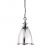 ENDON Storni 1lt Pendant Polished nickel plate & clear glass 40W E27 GLS - ED-EH-STORNI-L