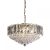ENDON Fargo 6lt Pendant Brass plate & clear acrylic 6 x 6W LED E14 - ED-FARGO-18BP