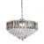 ENDON Fargo 6lt Pendant Chrome plate & clear acrylic 6 x 6W LED E14 - ED-FARGO-18CH