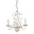 ENDON Lullaby 3lt Pendant Cream/br gold paint & clear/pearl acrylic 3 x 60W E14 candle - ED-LULLABY-3CR